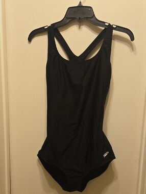 Speedo Black Racerback Women's One-Piece Swimsuit